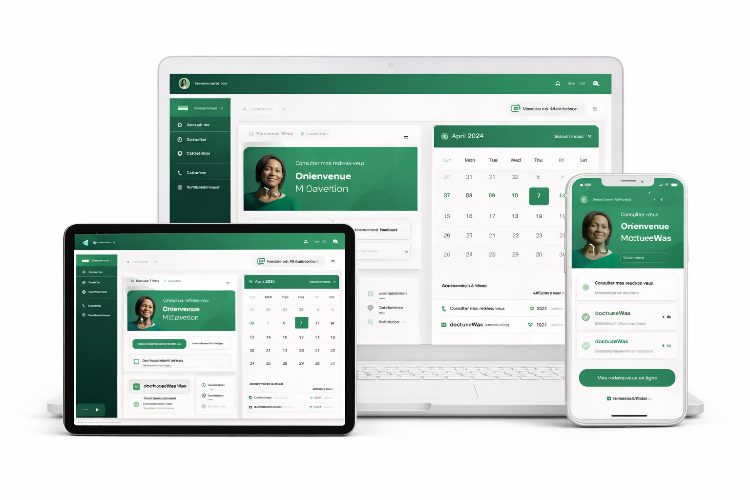 Hero illustration: a full-stack developer workspace with multiple devices